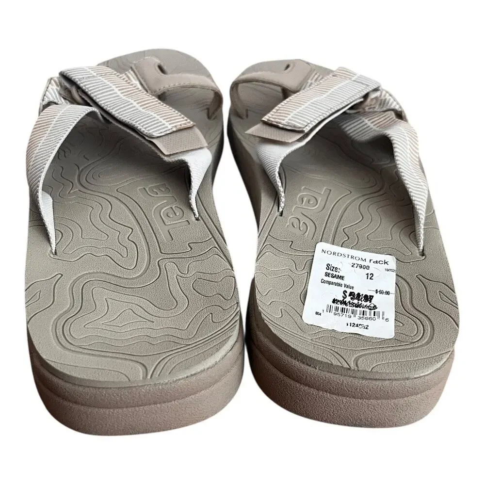 Teva Revive 95 Slide Sandals In Sesame Men Size 12